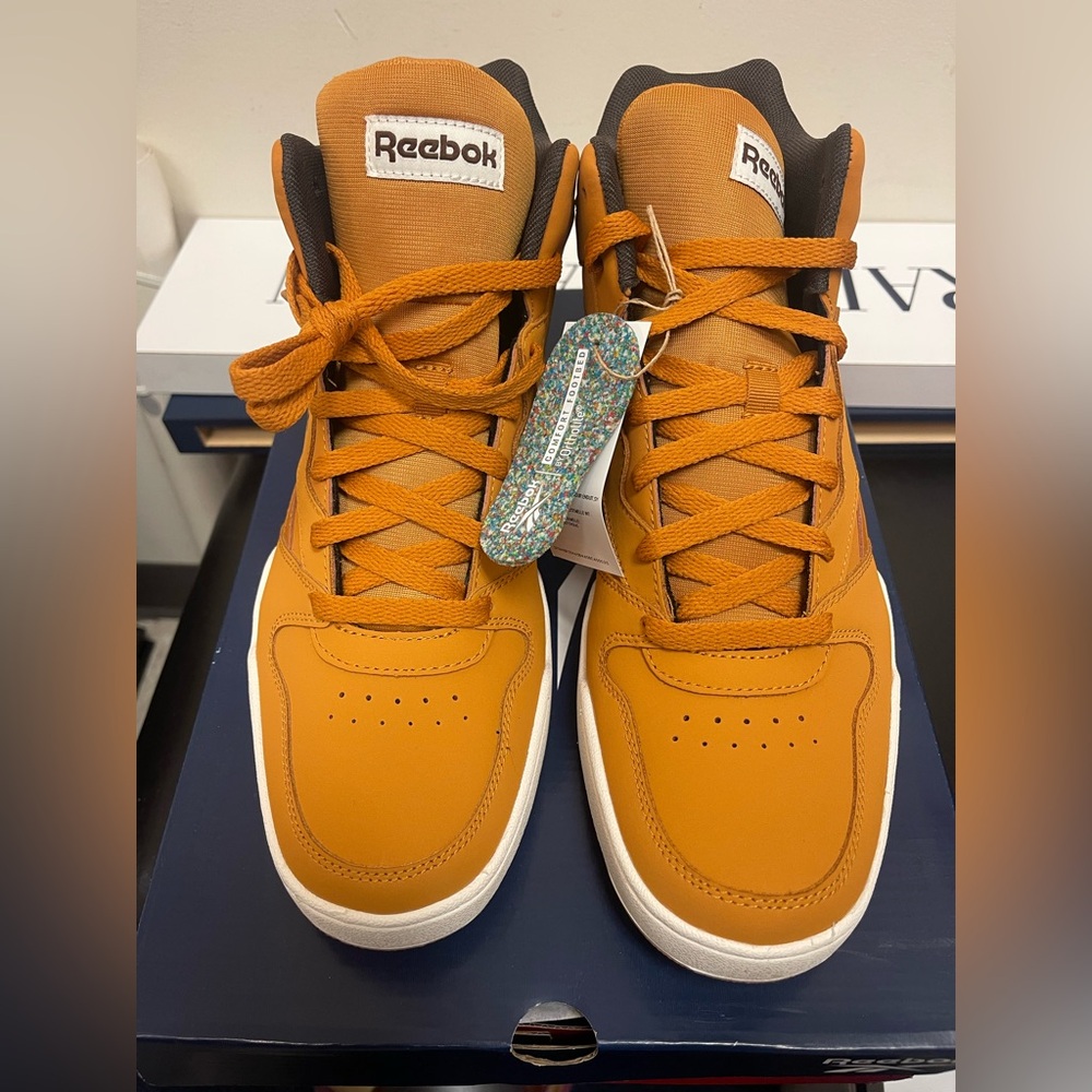 Reebok Royal BB4500 Hl2 Mustard High-Top Sneakers